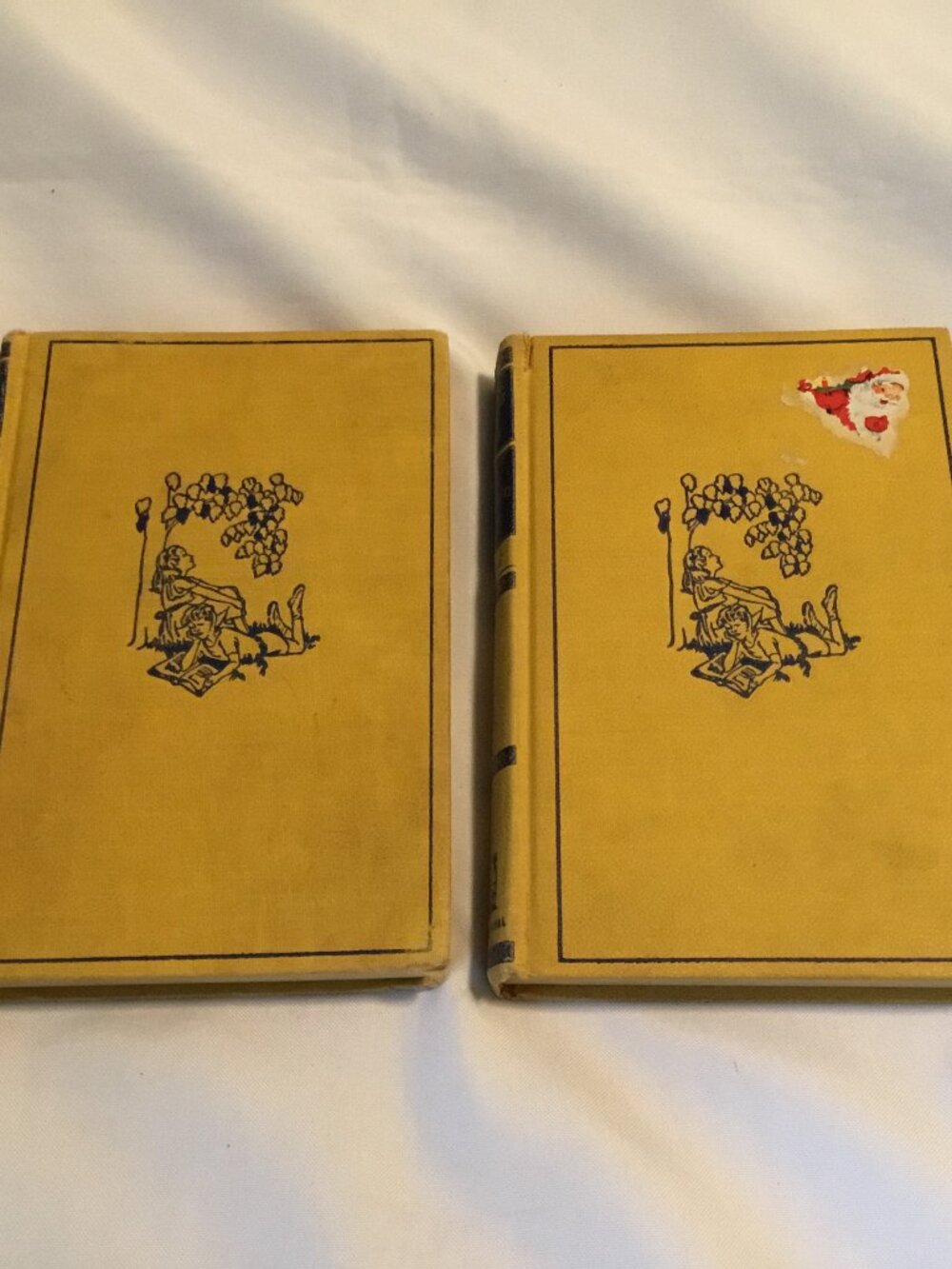 The Child's Classics - 2 Book Set Pinocchio and Dickens Childres Stories 1949